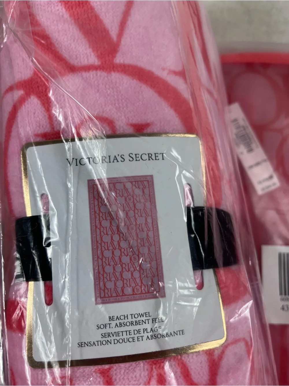Victoria’s Secret beach tote bag & towel